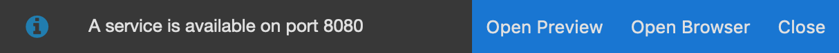 Port notification